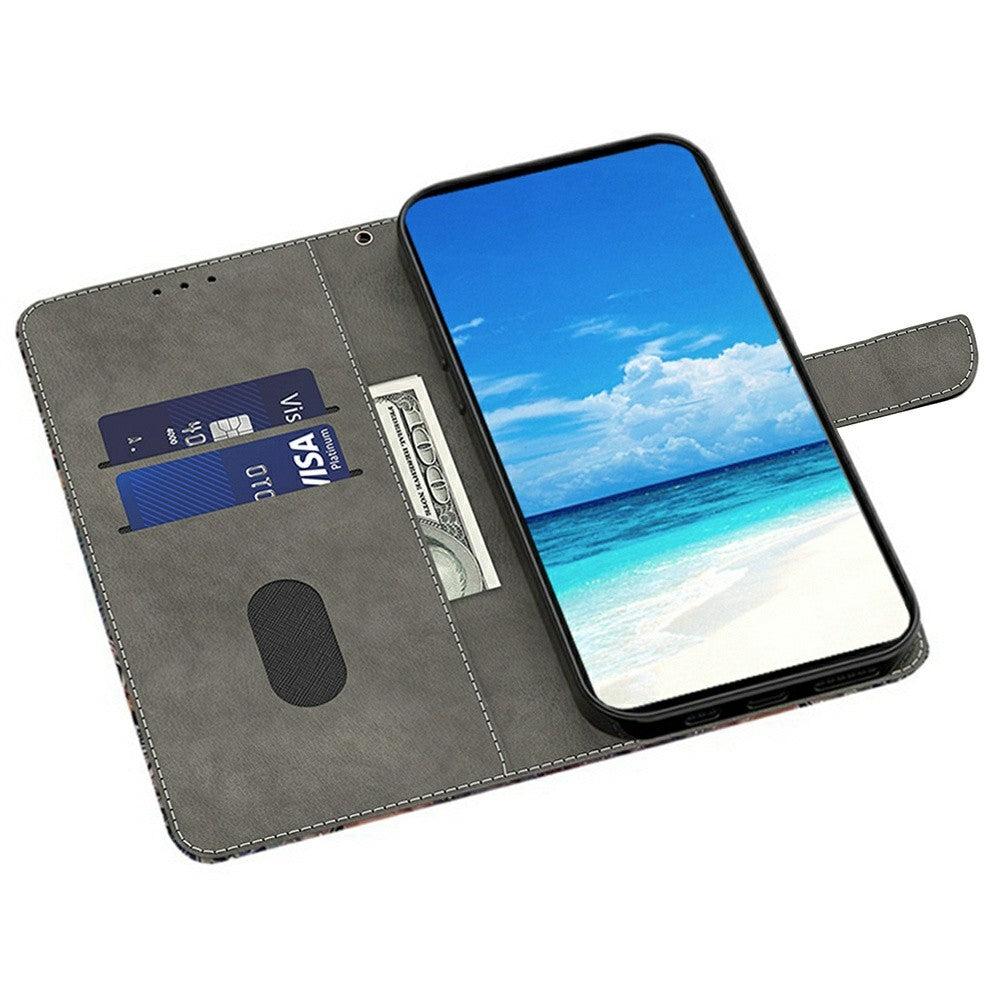 Wallet Case For Xiaomi Poco M8 5G / Redmi Note 15 5G (Global) / 15 4G (Global) Stand Pattern Printing PU Leather Flip Phone Cover