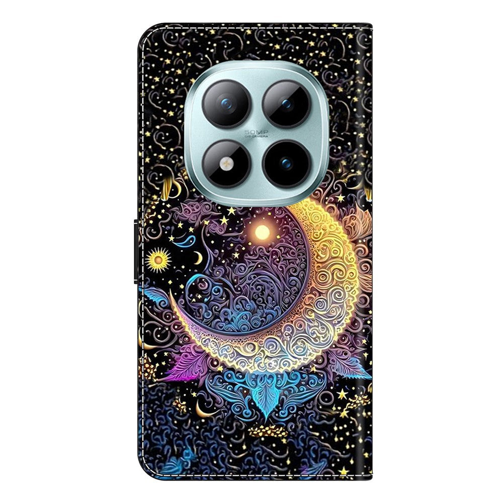 Wallet Case For Xiaomi Poco M8 5G / Redmi Note 15 5G (Global) / 15 4G (Global) Stand Pattern Printing PU Leather Flip Phone Cover