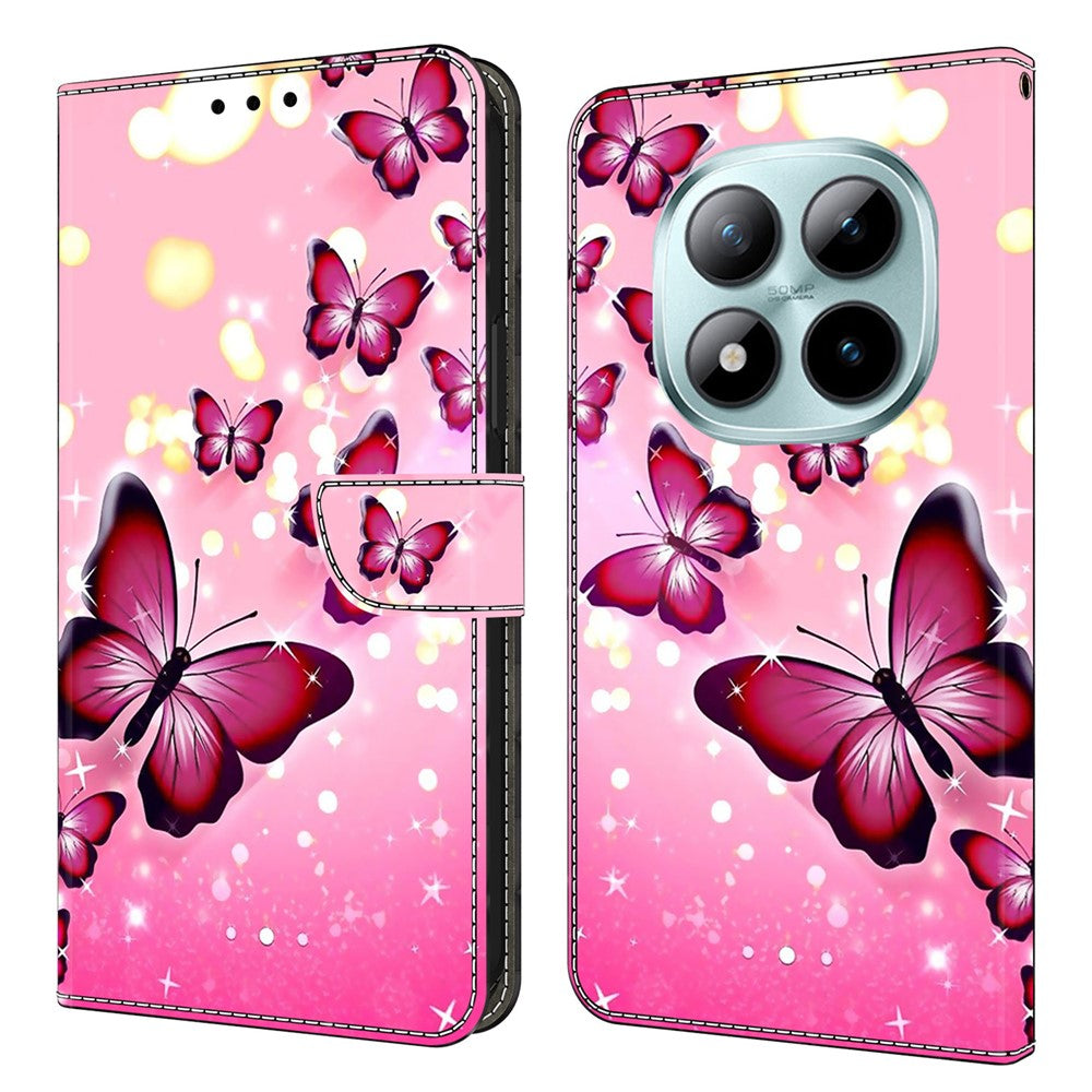 Wallet Case For Xiaomi Poco M8 5G / Redmi Note 15 5G (Global) / 15 4G (Global) Stand Pattern Printing PU Leather Flip Phone Cover