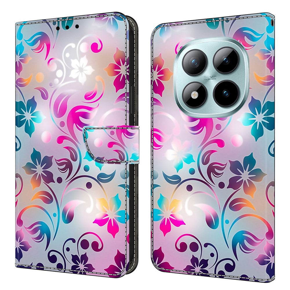 Wallet Case For Xiaomi Poco M8 5G / Redmi Note 15 5G (Global) / 15 4G (Global) Stand Pattern Printing PU Leather Flip Phone Cover