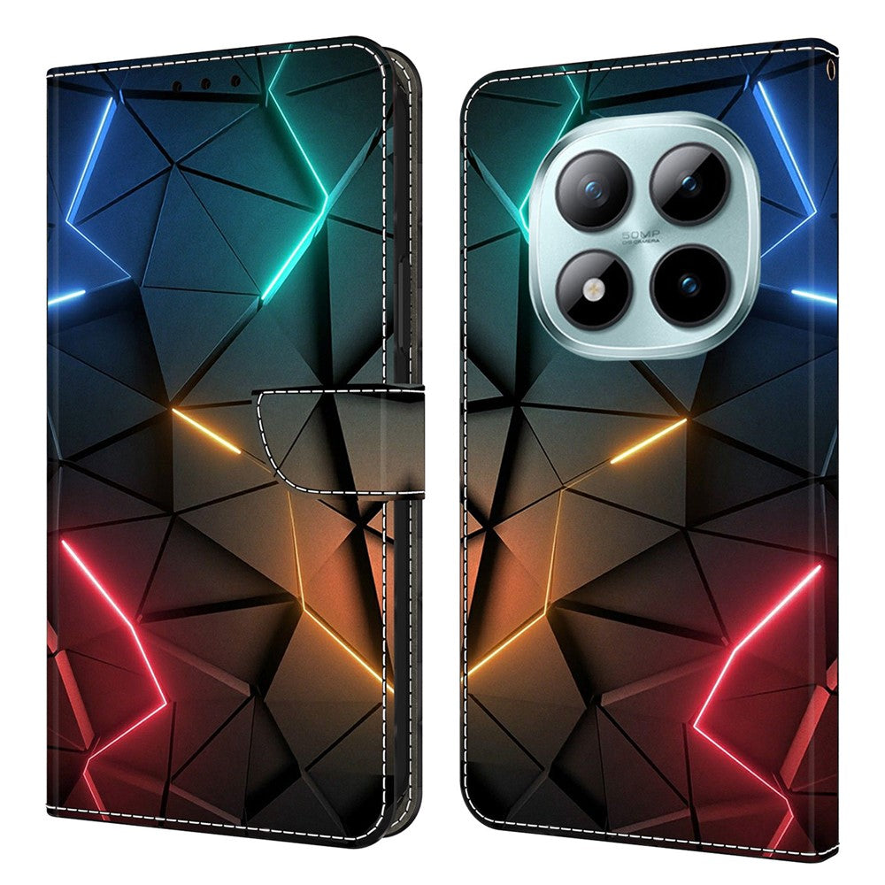 Wallet Case For Xiaomi Poco M8 5G / Redmi Note 15 5G (Global) / 15 4G (Global) Stand Pattern Printing PU Leather Flip Phone Cover
