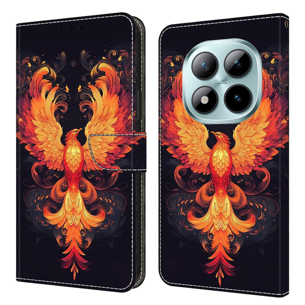 Wallet Case For Xiaomi Poco M8 5G / Redmi Note 15 5G (Global) / 15 4G (Global) Stand Pattern Printing PU Leather Flip Phone Cover