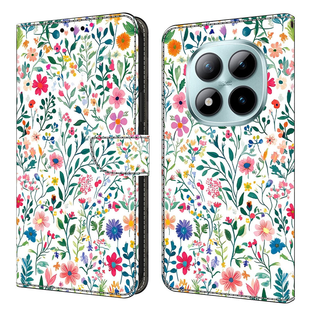 Wallet Case For Xiaomi Poco M8 5G / Redmi Note 15 5G (Global) / 15 4G (Global) Stand Pattern Printing PU Leather Flip Phone Cover