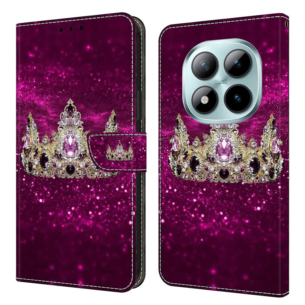 Wallet Case For Xiaomi Poco M8 5G / Redmi Note 15 5G (Global) / 15 4G (Global) Stand Pattern Printing PU Leather Flip Phone Cover