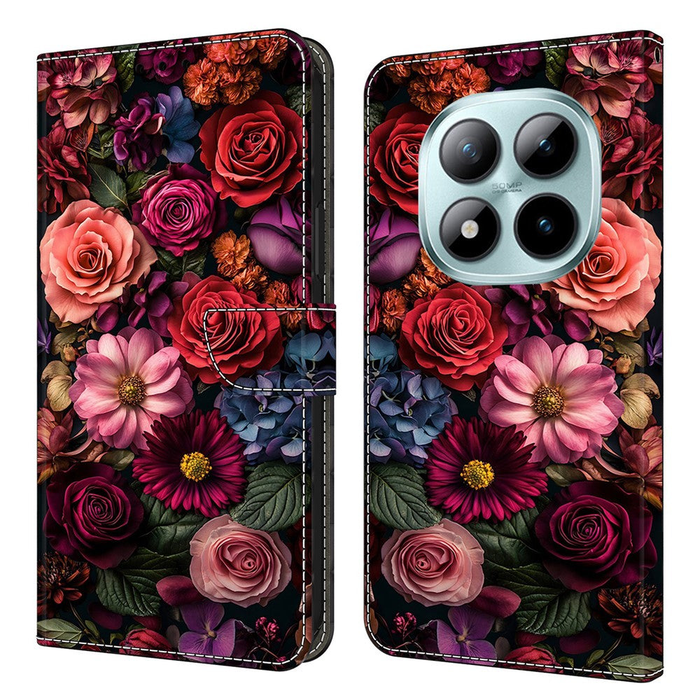 Wallet Case For Xiaomi Poco M8 5G / Redmi Note 15 5G (Global) / 15 4G (Global) Pattern Printing PU Leather Flip Stand Phone Cover