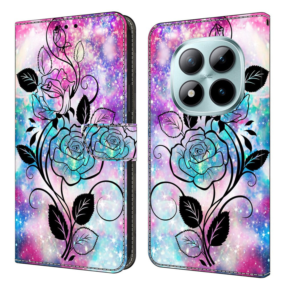 Wallet Case For Xiaomi Poco M8 5G / Redmi Note 15 5G (Global) / 15 4G (Global) Pattern Printing PU Leather Flip Stand Phone Cover