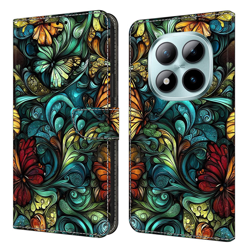 Wallet Case For Xiaomi Poco M8 5G / Redmi Note 15 5G (Global) / 15 4G (Global) Pattern Printing PU Leather Flip Stand Phone Cover