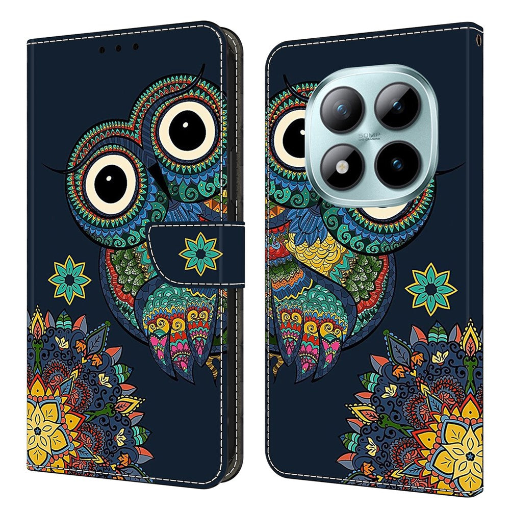 Wallet Case For Xiaomi Poco M8 5G / Redmi Note 15 5G (Global) / 15 4G (Global) Pattern Printing PU Leather Flip Stand Phone Cover