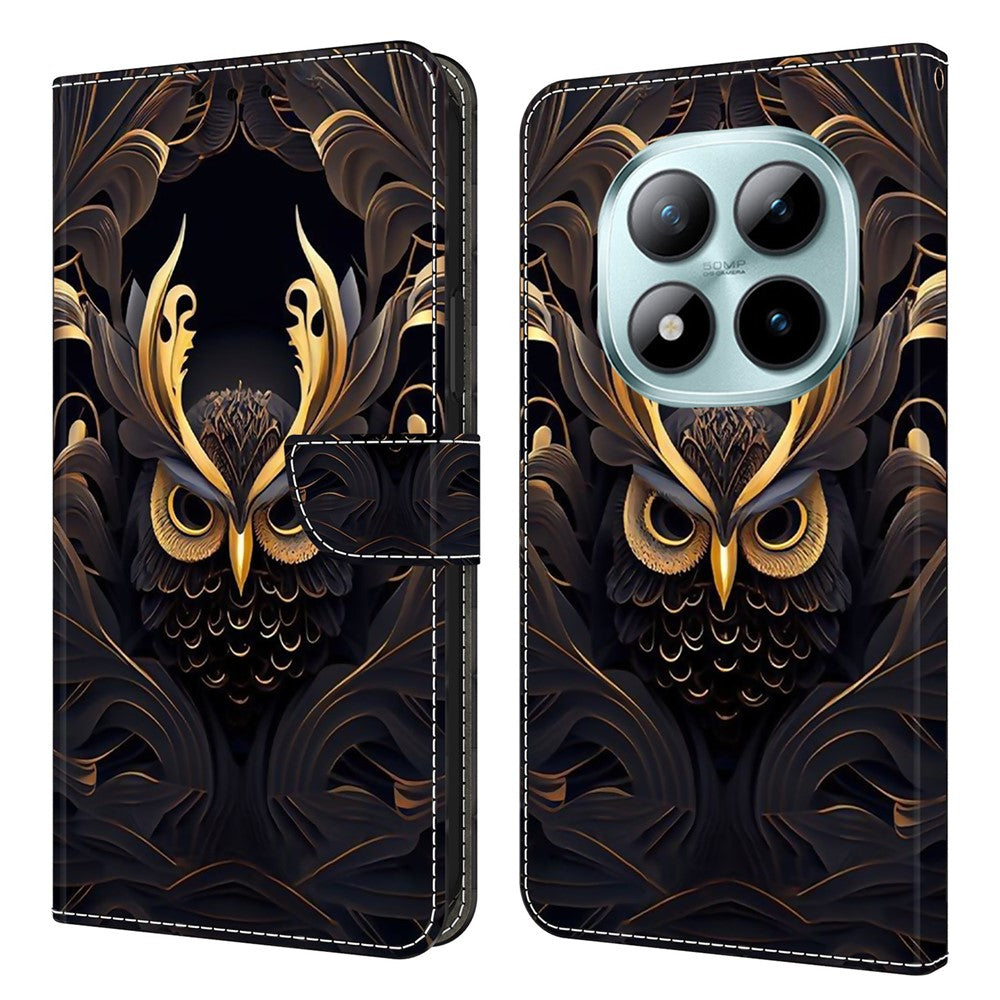 Wallet Case For Xiaomi Poco M8 5G / Redmi Note 15 5G (Global) / 15 4G (Global) Pattern Printing PU Leather Flip Stand Phone Cover