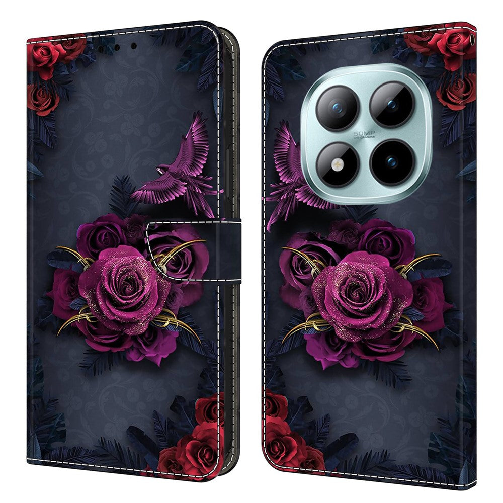 Wallet Case For Xiaomi Poco M8 5G / Redmi Note 15 5G (Global) / 15 4G (Global) Pattern Printing PU Leather Flip Stand Phone Cover