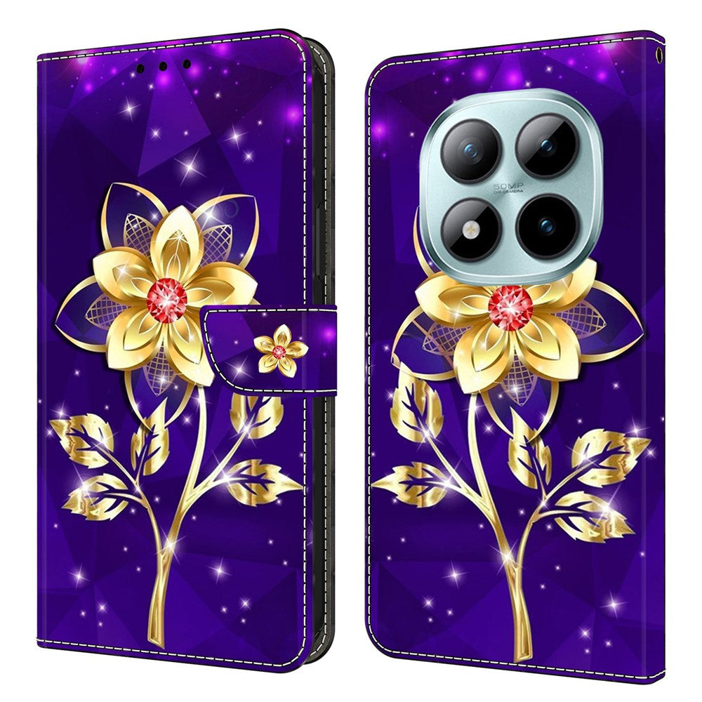 Wallet Case For Xiaomi Poco M8 5G / Redmi Note 15 5G (Global) / 15 4G (Global) Pattern Printing PU Leather Flip Stand Phone Cover