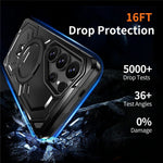 For Samsung Galaxy S26 Ultra Magnetic Case Ring Kickstand PC + TPU Hybrid Phone Cover