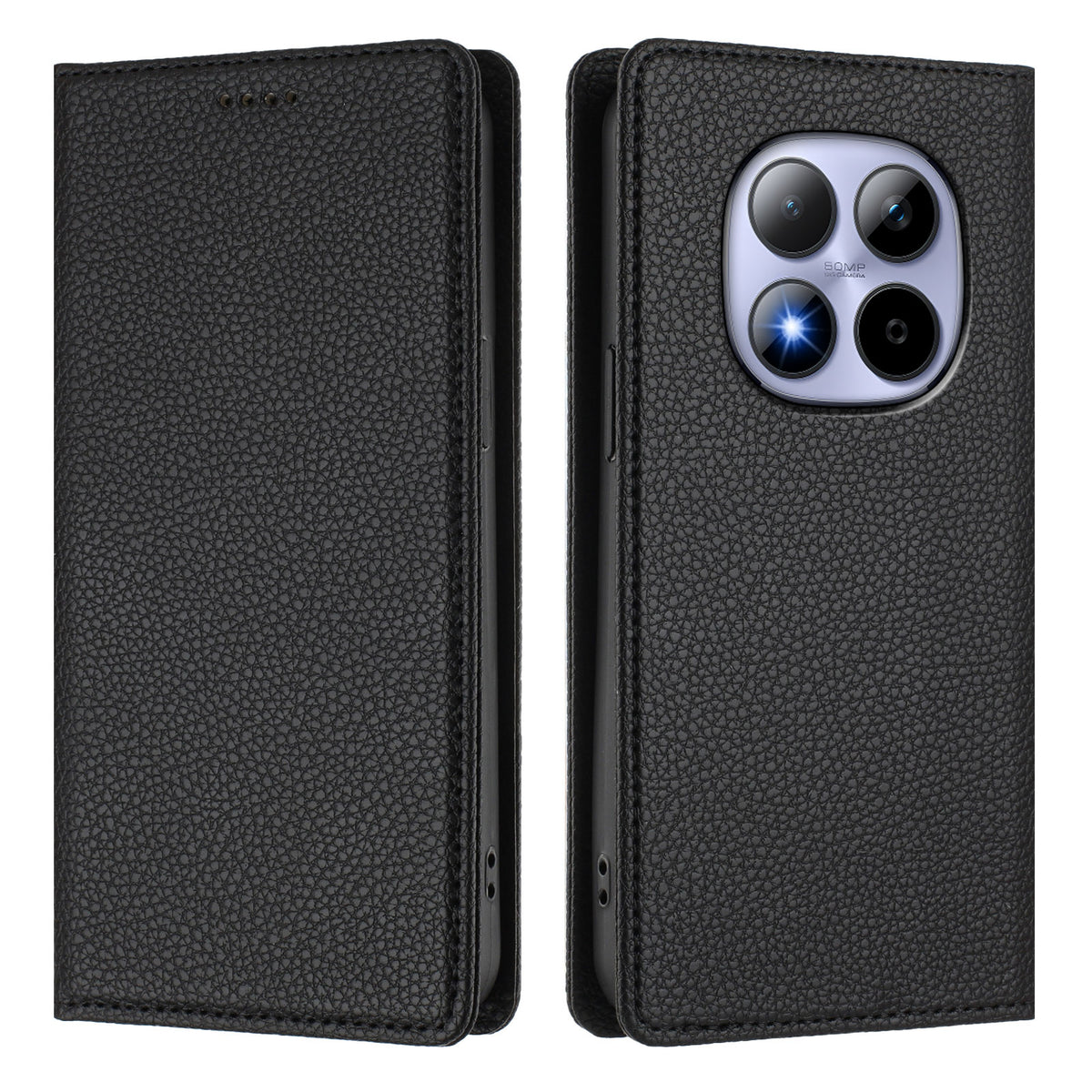 For Xiaomi Redmi Note 15 Pro 4G (Global) Wallet Case RFID Blocking Litchi Texture Leather Mobile Cover