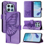 For Xiaomi Poco M8 5G / Redmi Note 15 5G (Global) / 15 4G (Global) Wallet Case with Wrist Strap Butterfly Imprint Leather Phone Cover