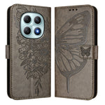 For Xiaomi Poco M8 5G / Redmi Note 15 5G (Global) / 15 4G (Global) Wallet Case with Wrist Strap Butterfly Imprint Leather Phone Cover