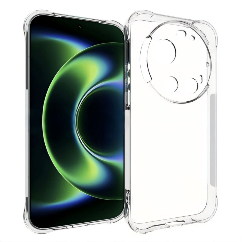 WANLONFENG För Xiaomi 17 Ultra 5G Skal WL-serien 2.0mm TPU mobilskal med Härdat Glasfilm