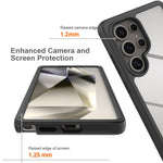 For Samsung Galaxy S26 Ultra Clear Case PC + TPU Phone Back Cover with PET Screen Film