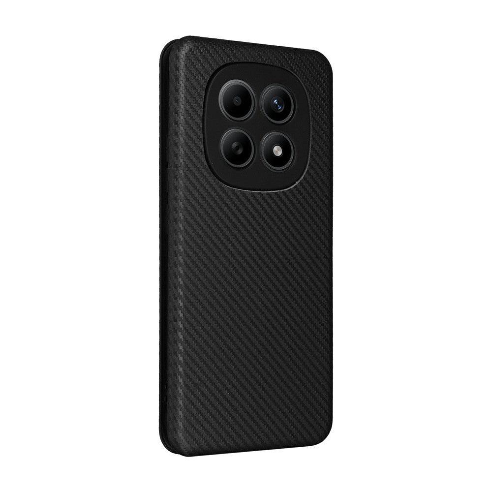 Phone Case For Xiaomi Poco M8 5G  /  Redmi Note 15 5G (Global)  /  15 4G (Global) Carbon Fiber Texture Drop-Proof PU Leather Phone Cover