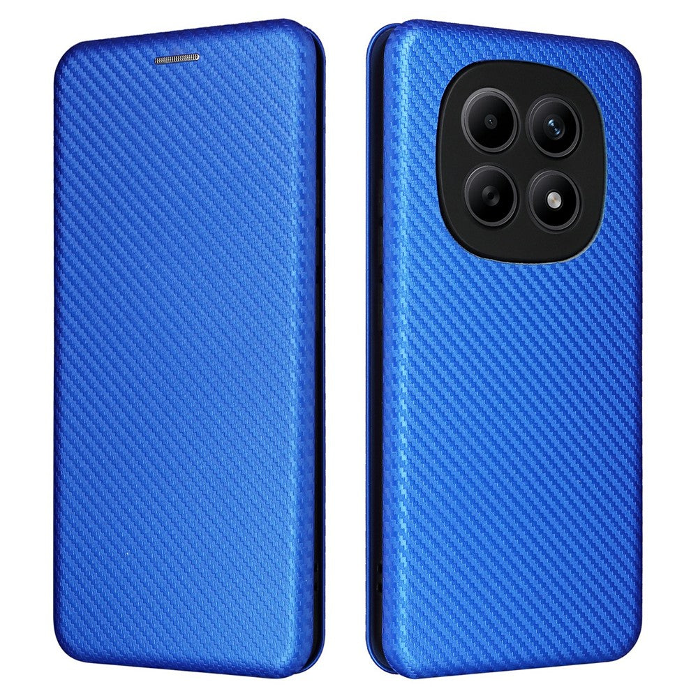 Phone Case For Xiaomi Poco M8 5G  /  Redmi Note 15 5G (Global)  /  15 4G (Global) Carbon Fiber Texture Drop-Proof PU Leather Phone Cover