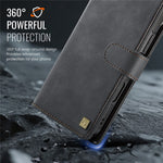 AUTSPACE A05 For iPhone 16 Pro Case Wallet Stand Detachable Leather Magnetic Phone Cover