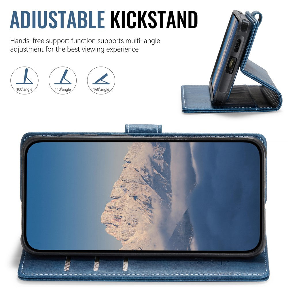 AUTSPACE A05 Til Samsung Galaxy S25+ / S24+ Etui Pung Stativ Aftageligt Læder Magnetisk Telefoncover