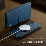 AUTSPACE A05 Til Samsung Galaxy S25+ / S24+ Etui Pung Stativ Aftageligt Læder Magnetisk Telefoncover