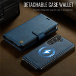 AUTSPACE A05 Til Samsung Galaxy S25+ / S24+ Etui Pung Stativ Aftageligt Læder Magnetisk Telefoncover