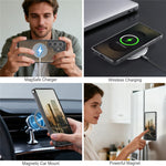 AUTSPACE A05 For Samsung Galaxy S25 Ultra Case Wallet Stand Detachable Leather Magnetic Phone Cover