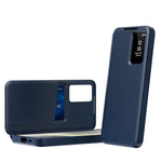 For Samsung Galaxy S26+ Case with Card Holder Smart View Window Leather Phone Cover