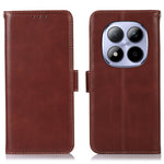 For Xiaomi Redmi Note 15 Pro 4G (Global) Case RFID Blocking Genuine Cow Leather Wallet Phone Cover