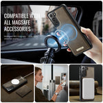 CASEME For Samsung Galaxy S21 5G / Galaxy S21 4G Magnetic Case ME80 Series Leather PC TPU Phone Cover with Detachable Wallet