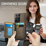 CASEME For Samsung Galaxy S21 Ultra 5G Magnetic Case ME80 Series Leather PC TPU Phone Cover with Detachable Wallet