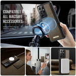 CASEME För Samsung Galaxy S21 Ultra 5G Magnetiskt Skal ME80-serien Läder PC TPU mobilskal med Avtagbar Plånbok