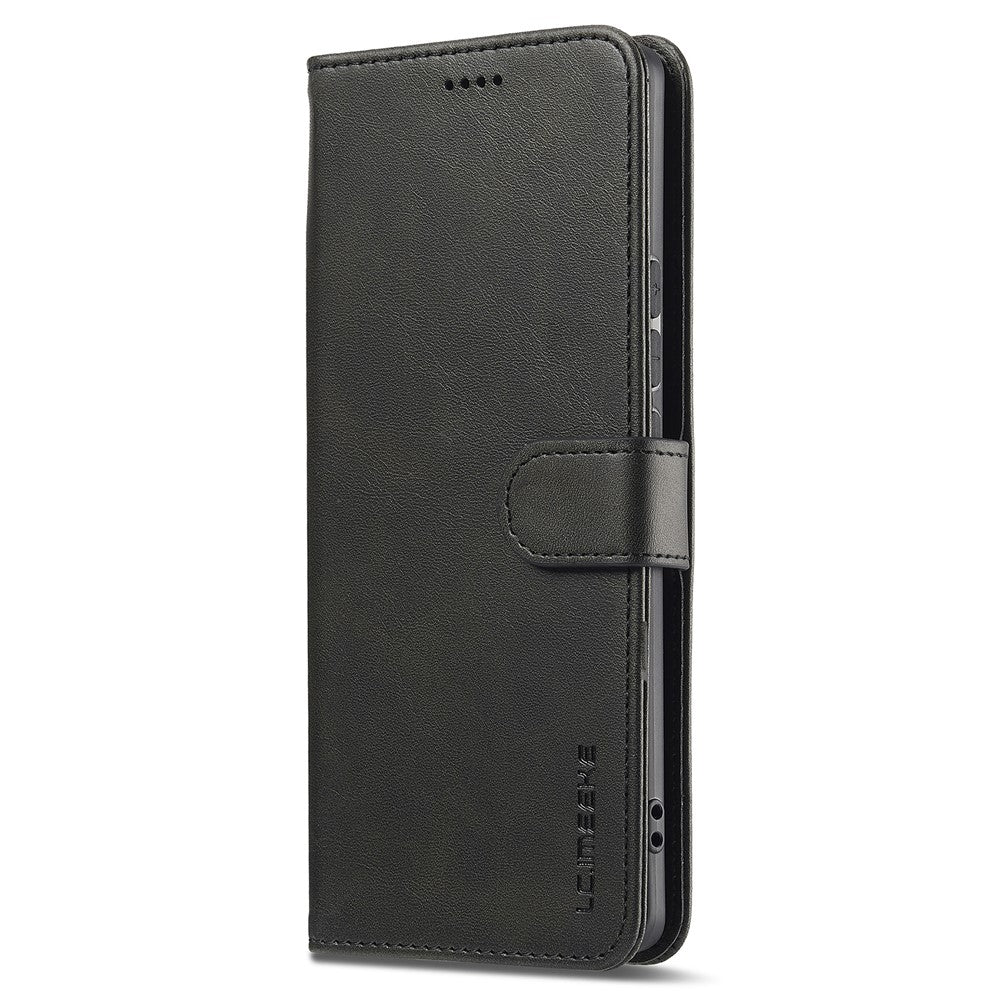 LC.IMEEKE Wallet Case for Xiaomi Poco M8 5G / Redmi Note 15 5G (Global) / 15 4G (Global) Calf Texture Leather Phone Cover