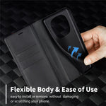 LC.IMEEKE For Xiaomi Redmi Note 15 Pro 4G (Global) Wallet Case Carbon Fiber Texture Leather Phone Cover