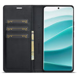 LC.IMEEKE For Xiaomi Redmi Note 15 Pro 5G (Global) Wallet Case Carbon Fiber Texture Leather Phone Cover