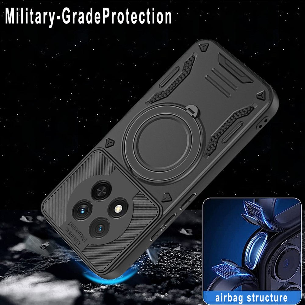 Magnetic Case For Honor Magic7 Lite 5G  /  X60 Pro 5G  /  X9c 5G Shockproof TPU + PC Phone Back Cover with Kickstand