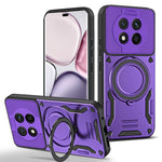 Magnetic Case For Honor Magic7 Lite 5G  /  X60 Pro 5G  /  X9c 5G Shockproof TPU + PC Phone Back Cover with Kickstand