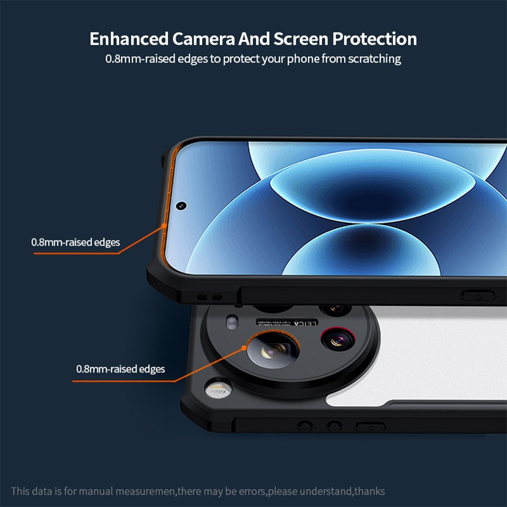 XUNDD För Xiaomi 17 Ultra 5G Skal Stoppsäkert TPU + Akryl Genomskinligt Baksida mobilskal