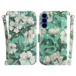 For Samsung Galaxy A37 5G Case Pattern Printing Leather Wallet Phone Cover with Wrist Strap