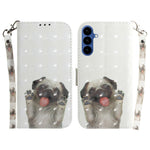 For Samsung Galaxy A37 5G Case Pattern Printing Leather Wallet Phone Cover with Wrist Strap
