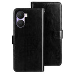 IDEWEI For Honor Play 40 Plus 5G Crazy Horse-tekstur PU-læder telefonbeskyttelsescover Drypfri Flip Stand Pung Cover