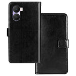 IDEWEI For Honor Play 40 Plus 5G Crazy Horse Texture Wallet Flip Cover PU Leather Stand Magnetic Closure Protective Phone Case
