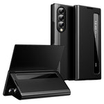Til Samsung Galaxy Z Fold4 5G-cover Smart View Window lædertelefoncover