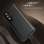 Til Samsung Galaxy Z Fold4 5G-cover Smart View Window lædertelefoncover