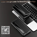 Til Samsung Galaxy Z Fold4 5G-cover Smart View Window lædertelefoncover