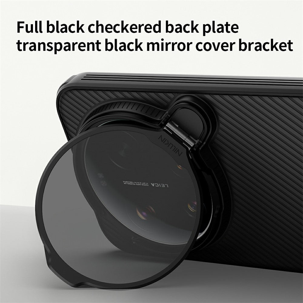 NILLKIN Camshield Prop Magnetic Series til Xiaomi 17 Ultra 5G-etui med gennemsigtigt linsecover og PC TPU-bagside