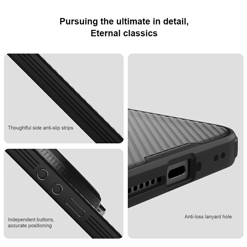 NILLKIN Camshield Prop Magnetic Series til Xiaomi 17 Ultra 5G-etui med gennemsigtigt linsecover og PC TPU-bagside