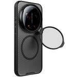 NILLKIN Camshield Prop Magnetic Series til Xiaomi 17 Ultra 5G-etui med gennemsigtigt linsecover og PC TPU-bagside