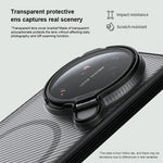 NILLKIN Camshield Prop Magnetic Series til Xiaomi 17 Ultra 5G-etui med gennemsigtigt linsecover og PC TPU-bagside